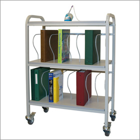 rolling ring binder cart